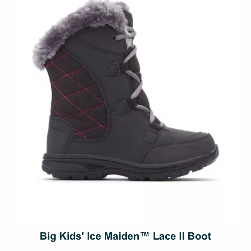 Columbia youth snow boots, size 4